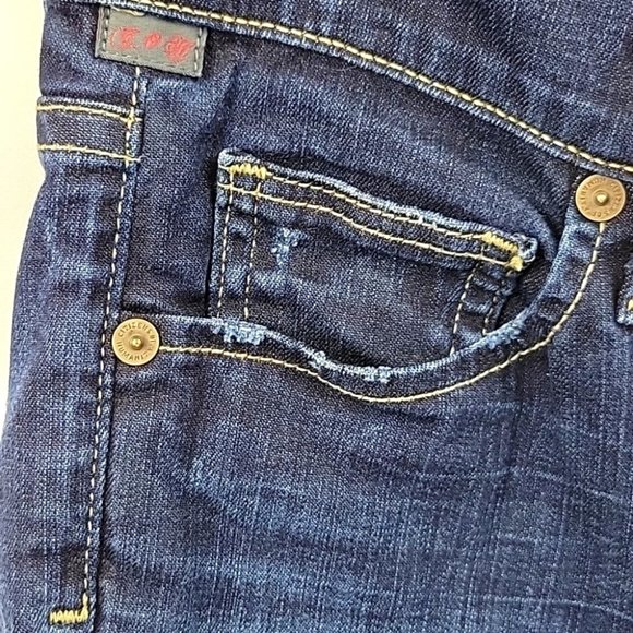 Citizens of Humanity Mid Rise Slim Straight Jeans Dk Wash Size 27 - Picture 7 of 12